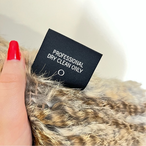 525 america luxe. Sleeveless coat in real rabbit fur in very good condition. Xs - Picture 6 of 7